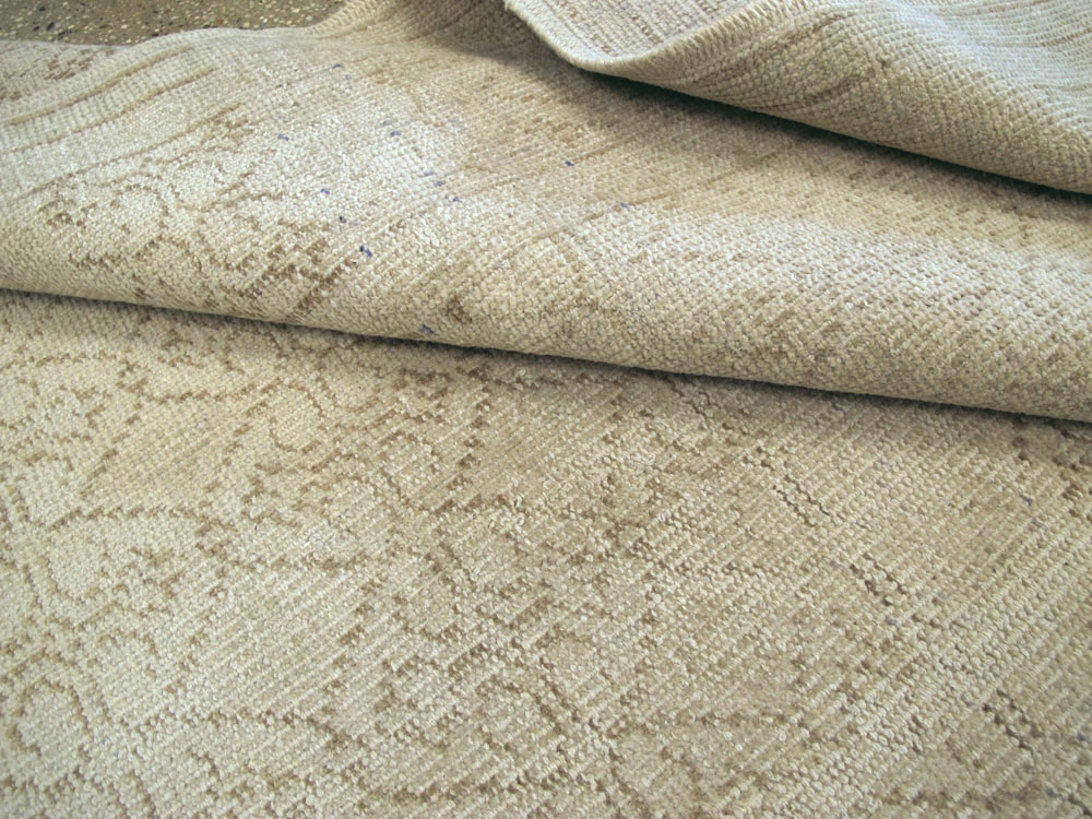 Vintage Turkish Sivas Distressed Carpet, No.24288 - Staging