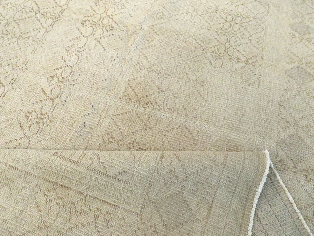 Vintage Turkish Sivas Distressed Carpet, No.24288 - Staging