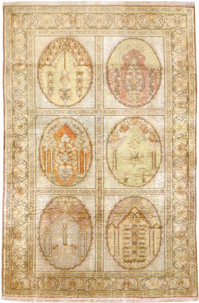 Vintage Turkish Sivas Rug, No.24292 - Staging