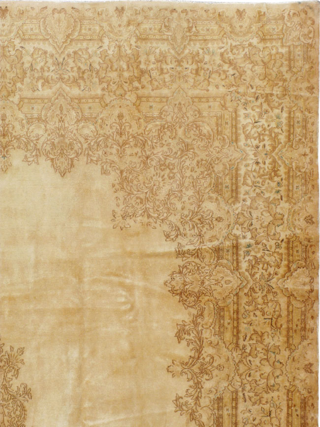 Vintage Persian Kerman Carpet, No.24299 - Staging