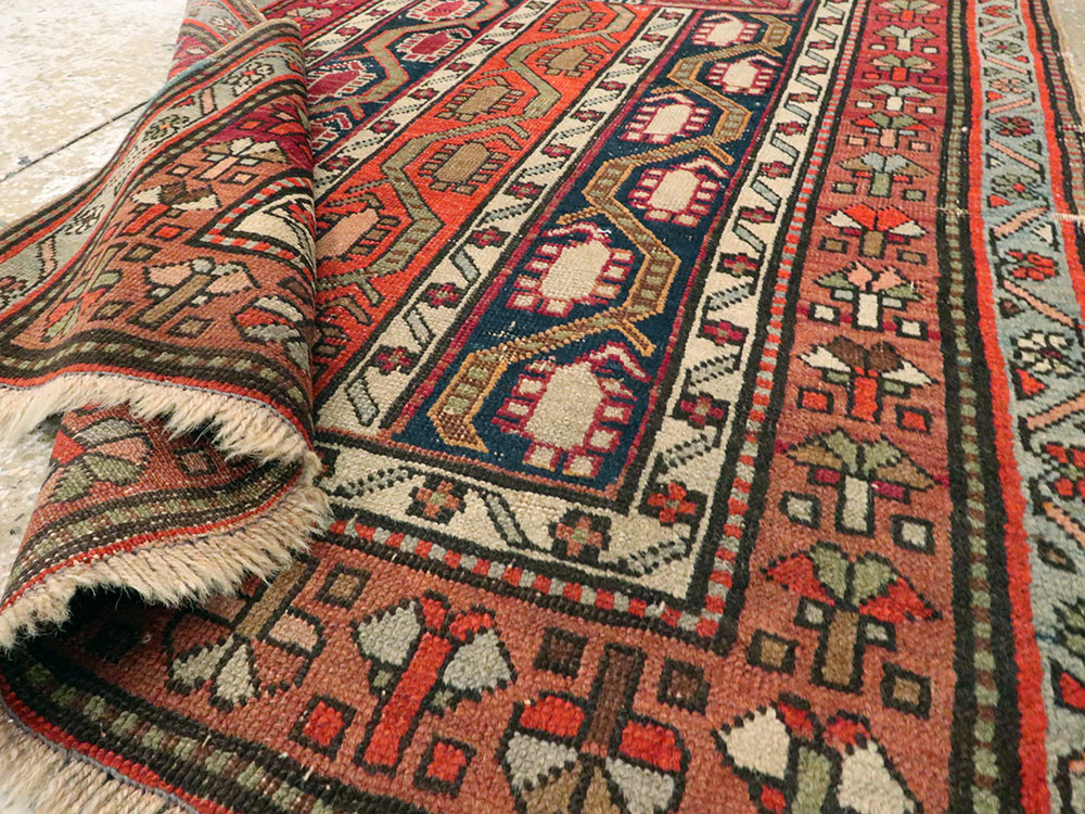 Antique Caucasian Karabagh Rug, No.24304 - Staging