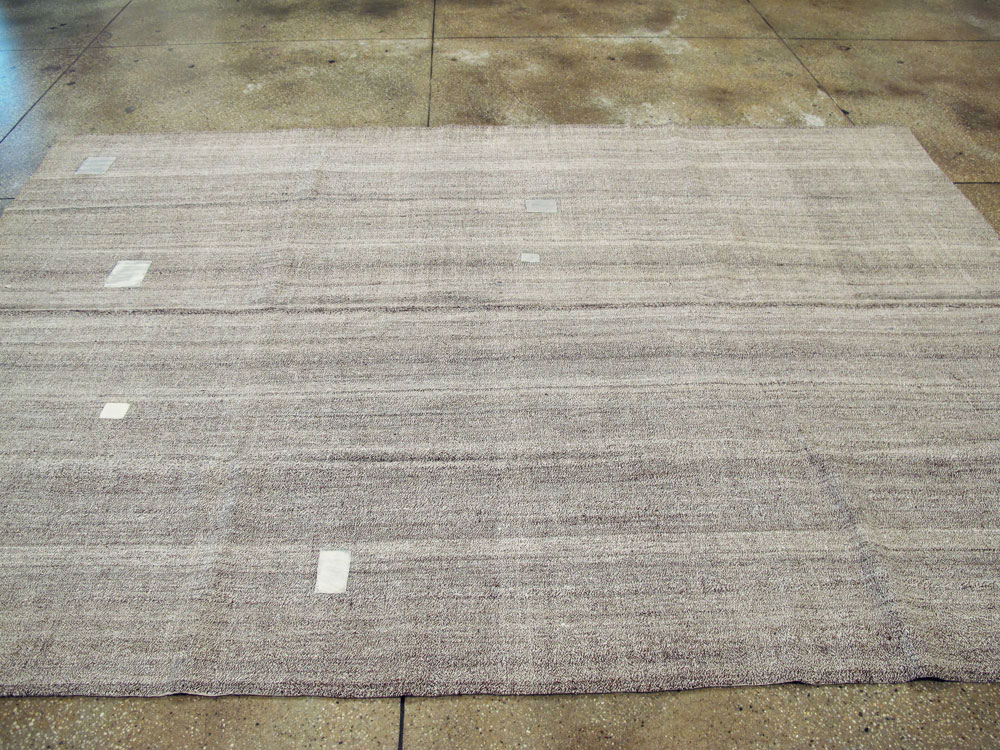 Vintage Turkish Flatweave Kilim, No.24309 - Staging