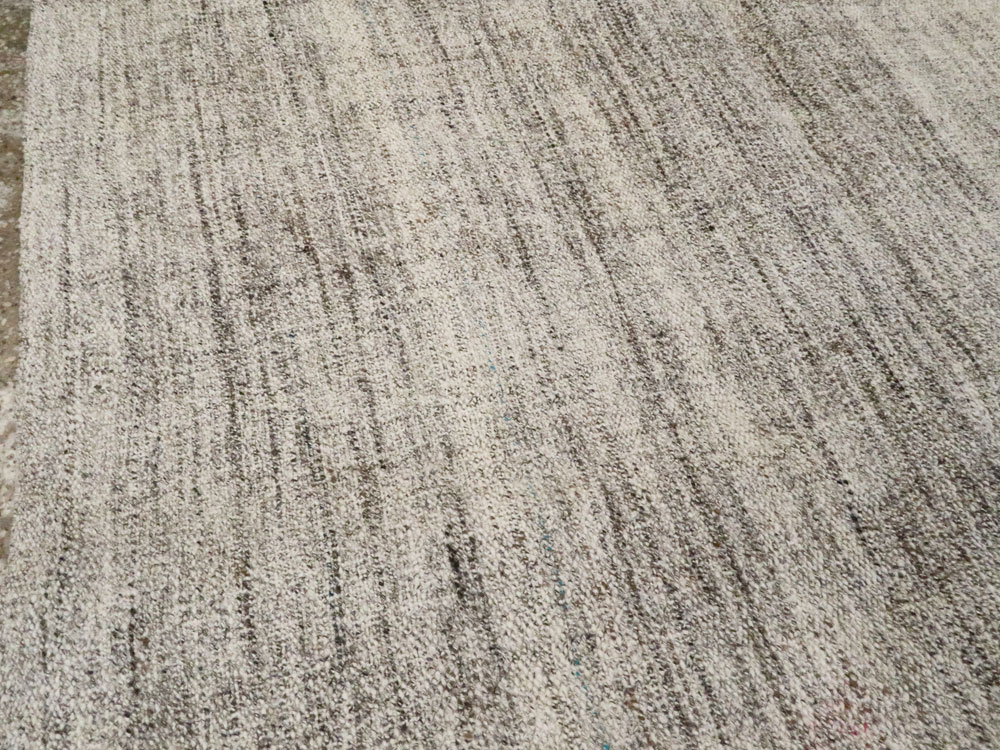 Vintage Turkish Flatweave Kilim, No.24310 - Staging