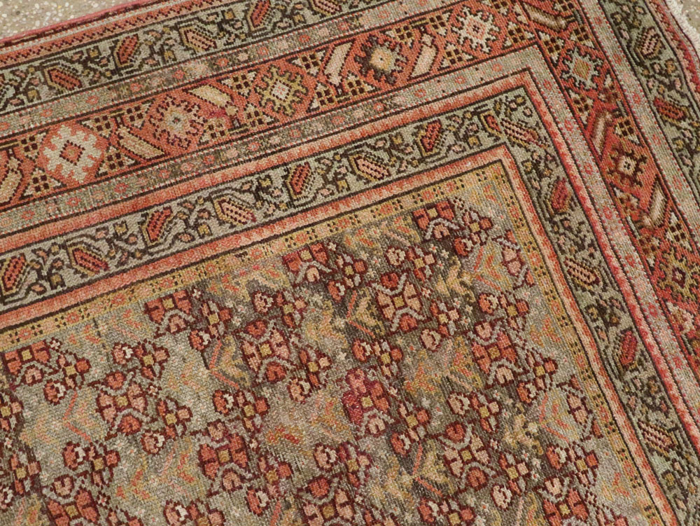 Antique Persian Malayer Wide Runner, No.24334 - Staging