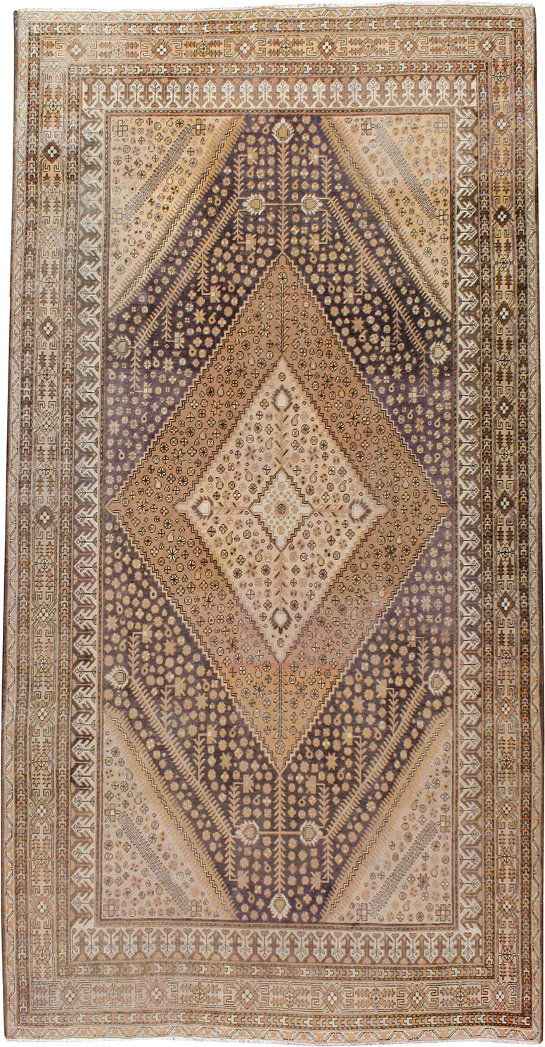 Antique East Turkestan Khotan Gallery Carpet, No.24337 - Staging
