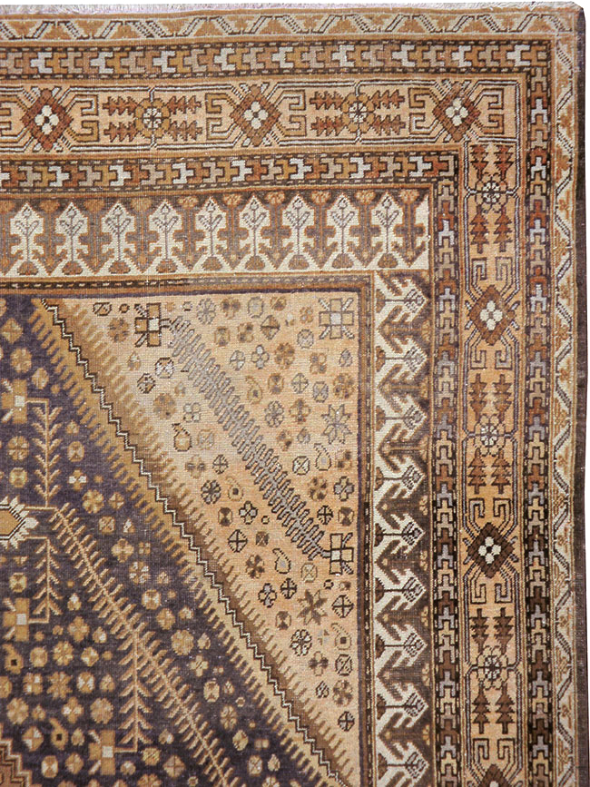 Antique East Turkestan Khotan Gallery Carpet, No.24337 - Staging
