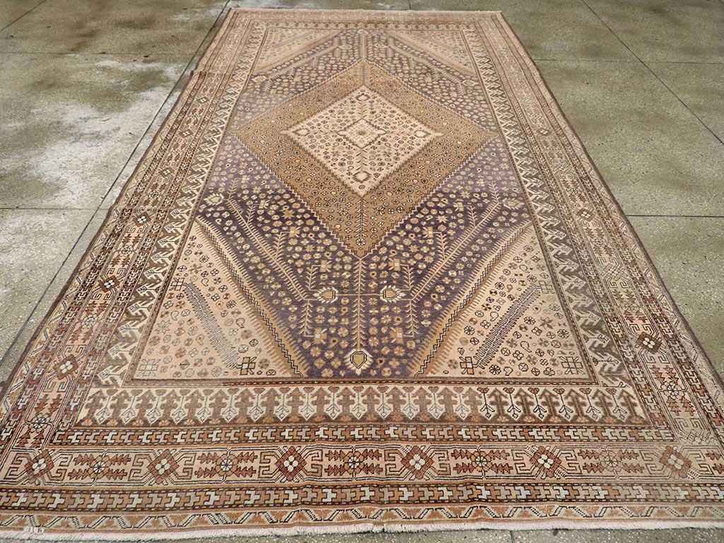 Antique East Turkestan Khotan Gallery Carpet, No.24337 - Staging