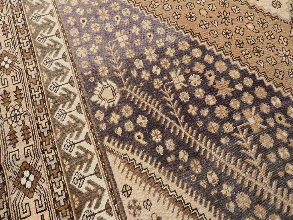 Antique East Turkestan Khotan Gallery Carpet, No.24337 - Staging