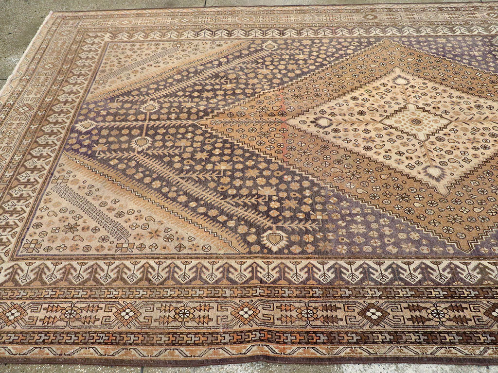 Antique East Turkestan Khotan Gallery Carpet, No.24337 - Staging