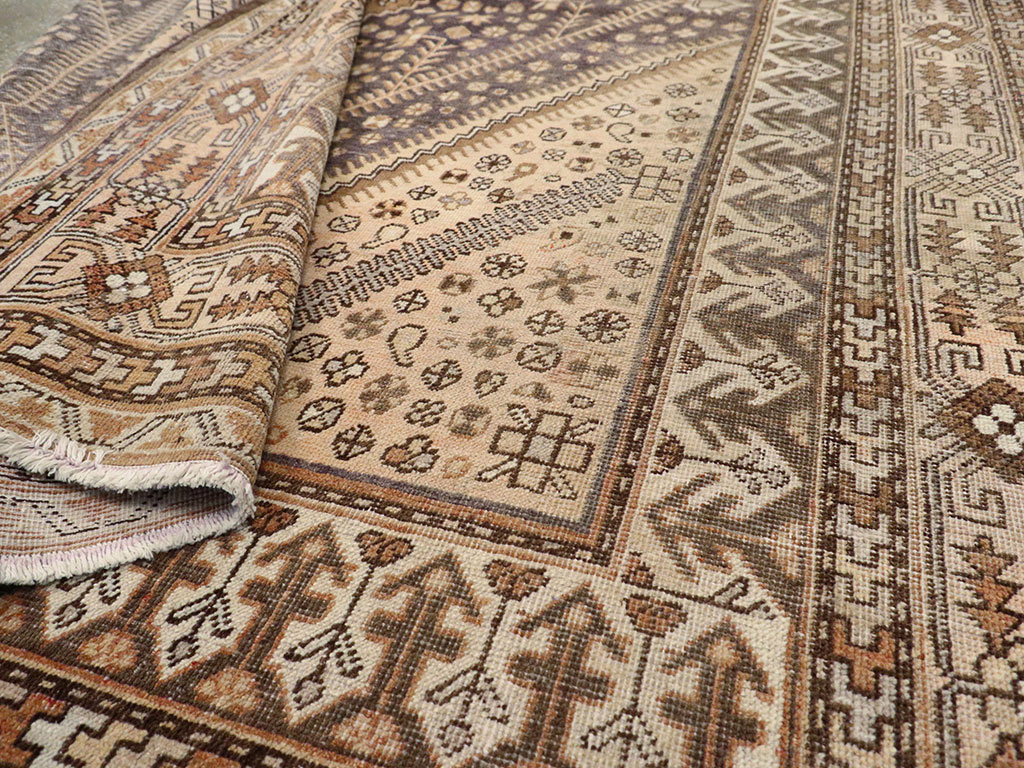 Antique East Turkestan Khotan Gallery Carpet, No.24337 - Staging