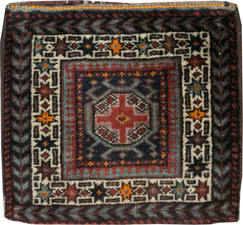 Vintage Persian Baluch Bag (Pair: 1 of 2), No.24338 - Staging