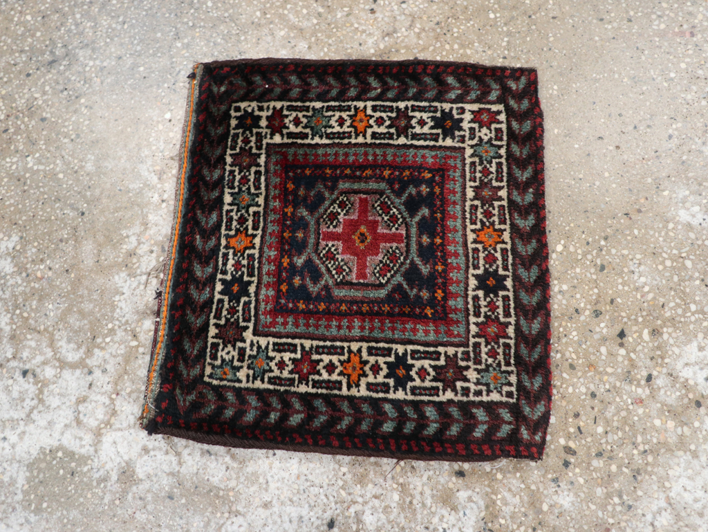 Vintage Persian Baluch Bag (Pair: 1 of 2), No.24338 - Staging