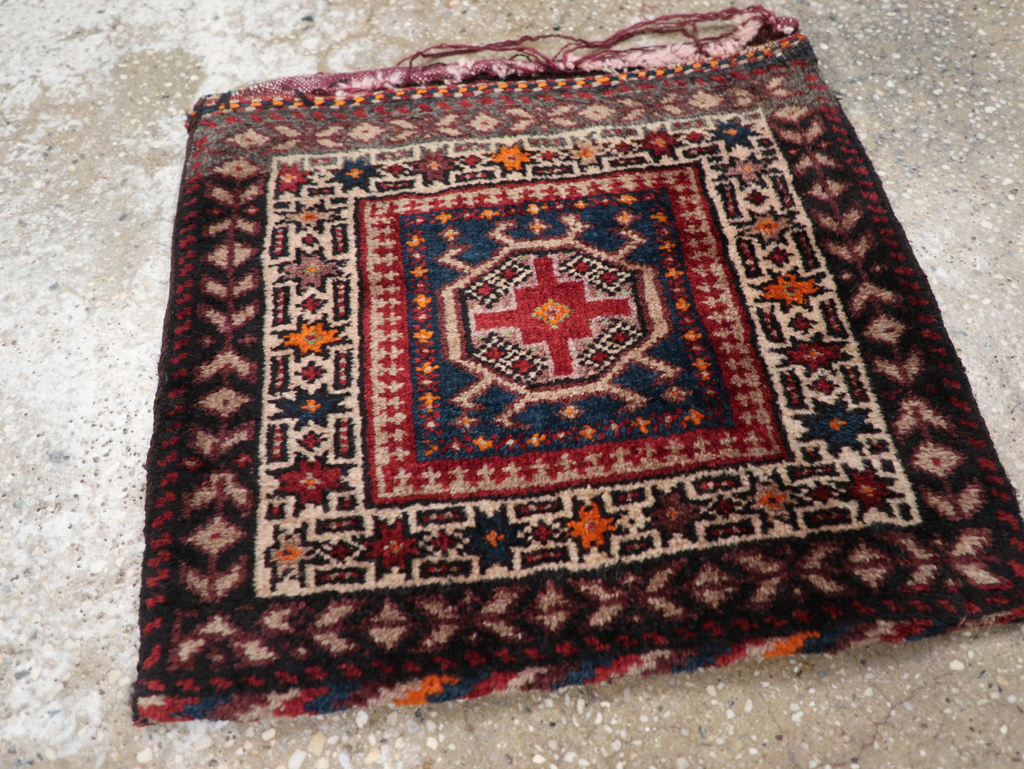 Vintage Persian Baluch Bag (Pair: 2 of 2), No.24339 - Staging