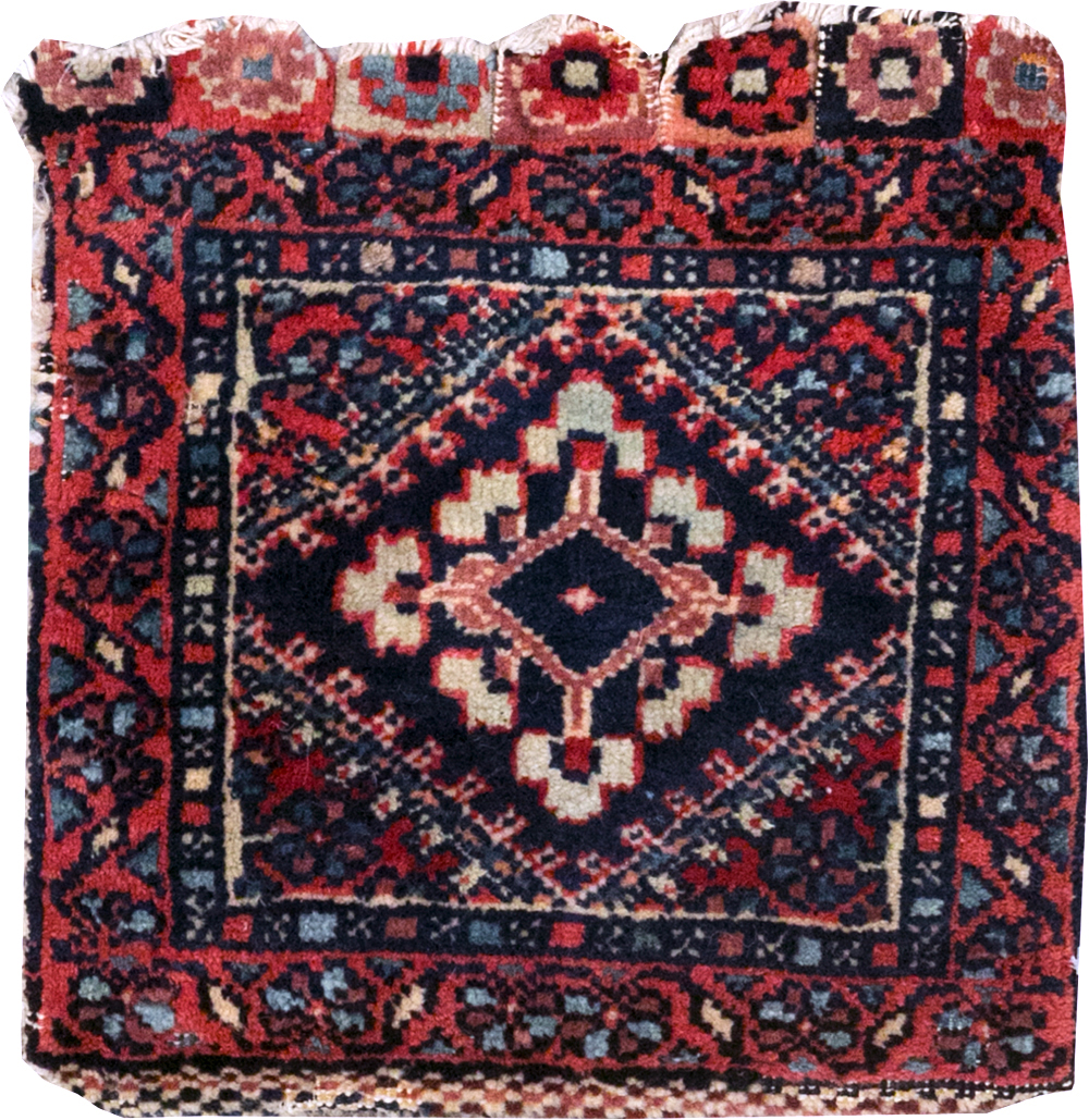 Vintage Persian Afshar Bag (Pair: 1 of 2), No.24341 - Staging