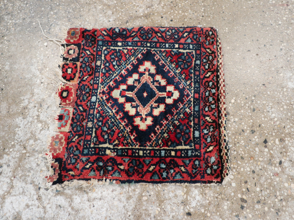 Vintage Persian Afshar Bag (Pair: 1 of 2), No.24341 - Staging