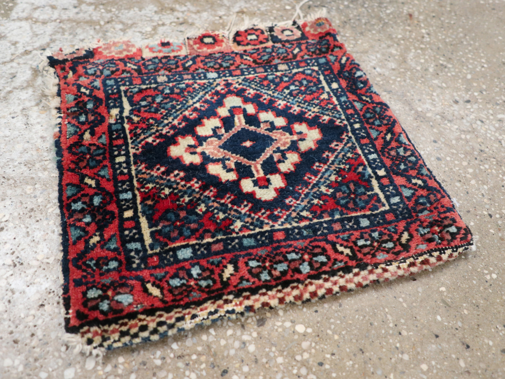 Vintage Persian Afshar Bag (Pair: 1 of 2), No.24341 - Staging