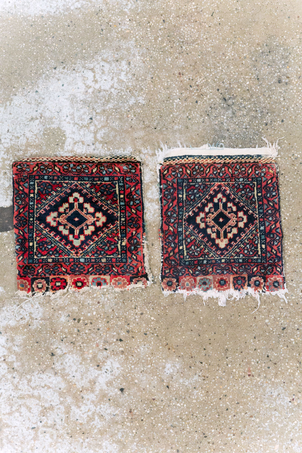 Vintage Persian Afshar Bag (Pair: 1 of 2), No.24341 - Staging