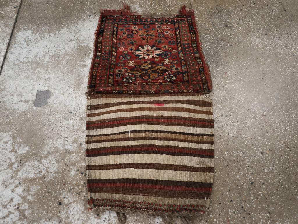 Vintage Persian Kurdish Bag, No.24342 - Staging