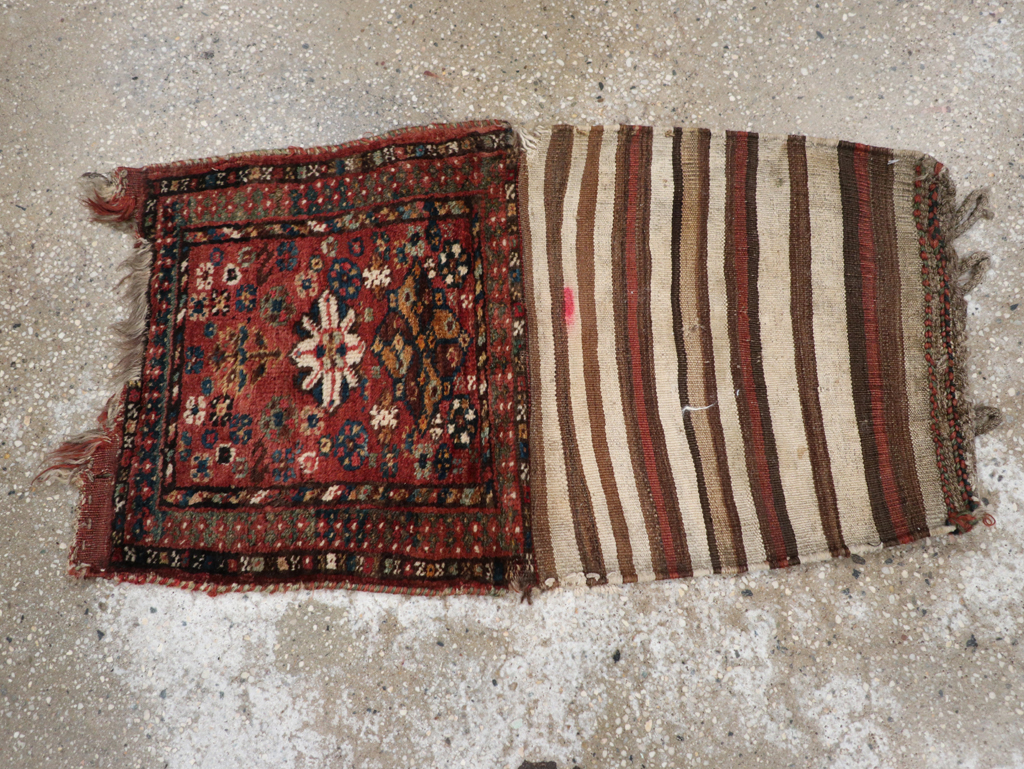 Vintage Persian Kurdish Bag, No.24342 - Staging