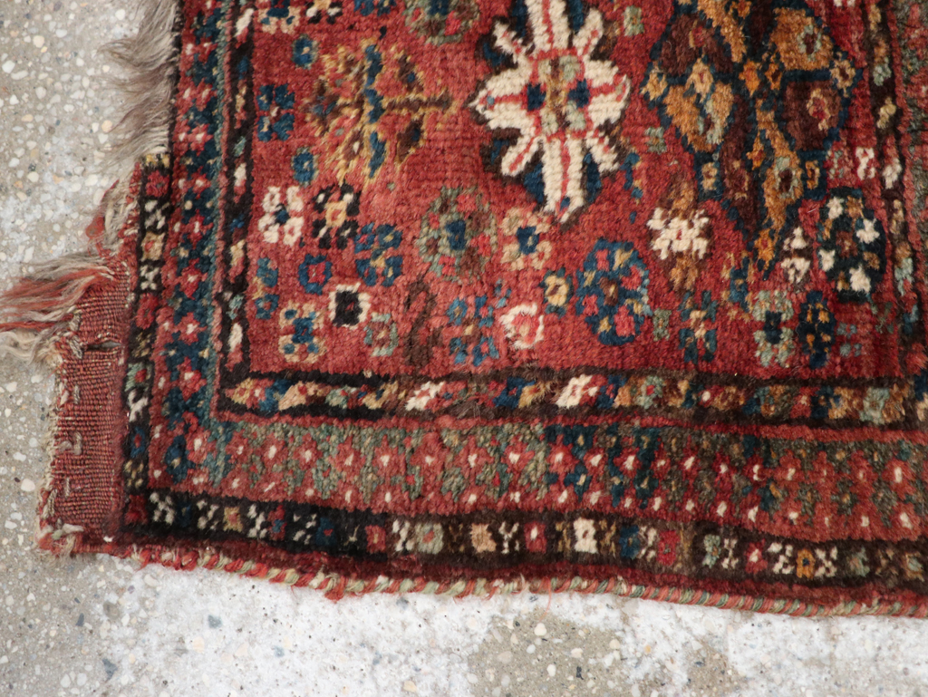 Vintage Persian Kurdish Bag, No.24342 - Staging