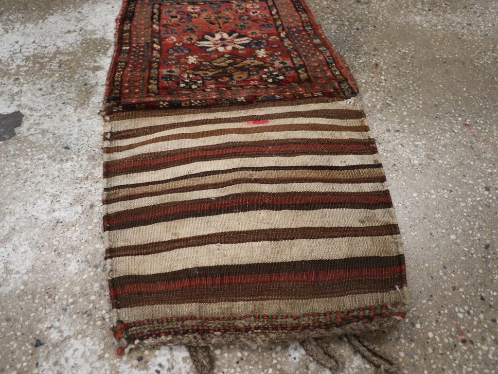 Vintage Persian Kurdish Bag, No.24342 - Staging