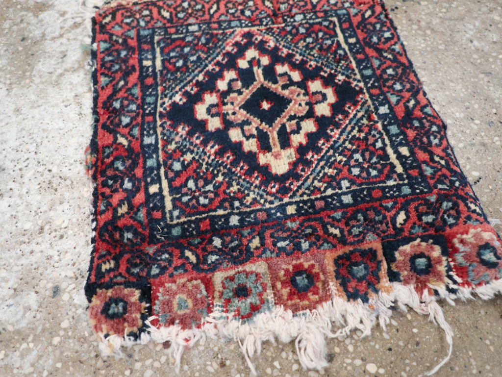 Vintage Persian Afshar Bag (Pair: 2 of 2), No.24344 - Staging