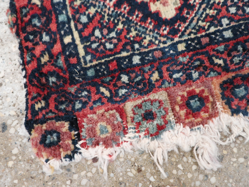 Vintage Persian Afshar Bag (Pair: 2 of 2), No.24344 - Staging