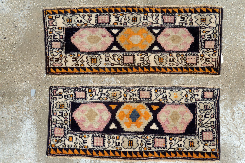 Vintage Persian Northwest Rug (Pair: 1 of 2), No.24345 - Staging