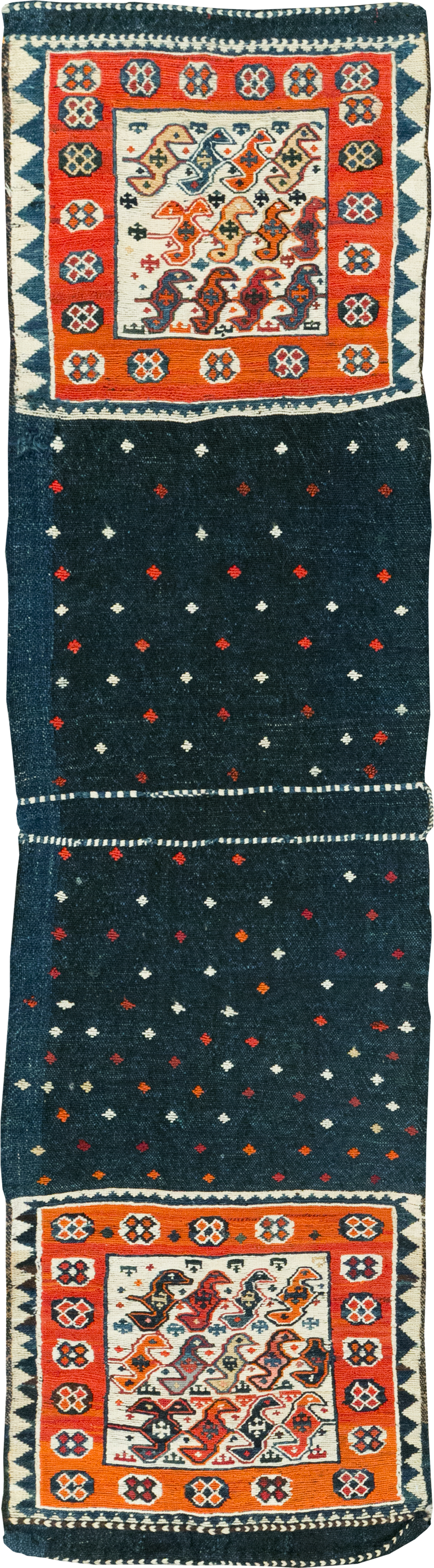 Vintage Persian Soumak Bag, No.24350 - Staging