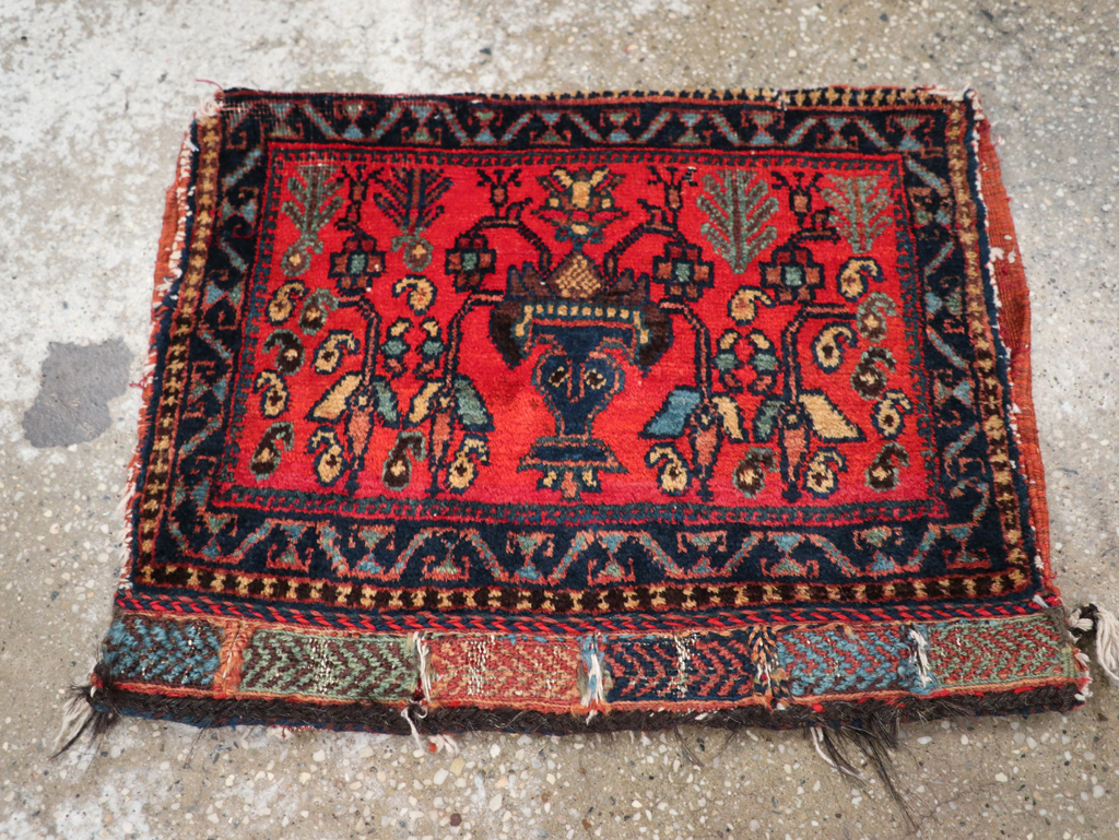 Vintage Persian Afshar Bag, No.24351 - Staging