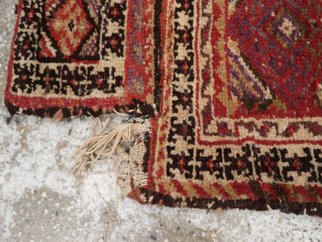 Vintage Persian Kurdish Bag, No.24352 - Staging