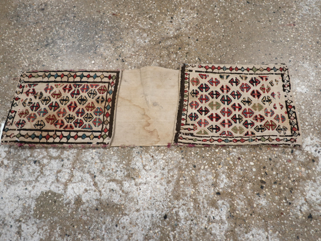 Vintage Persian Kilim Bag, No.24355 - Staging