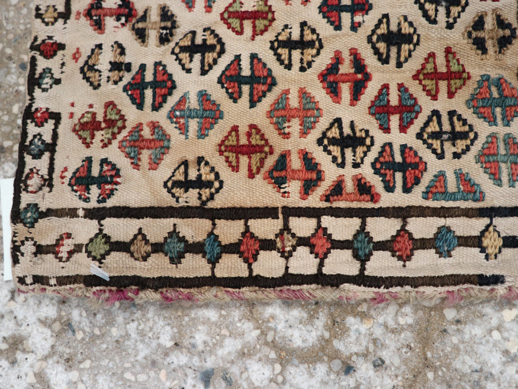 Vintage Persian Kilim Bag, No.24355 - Staging