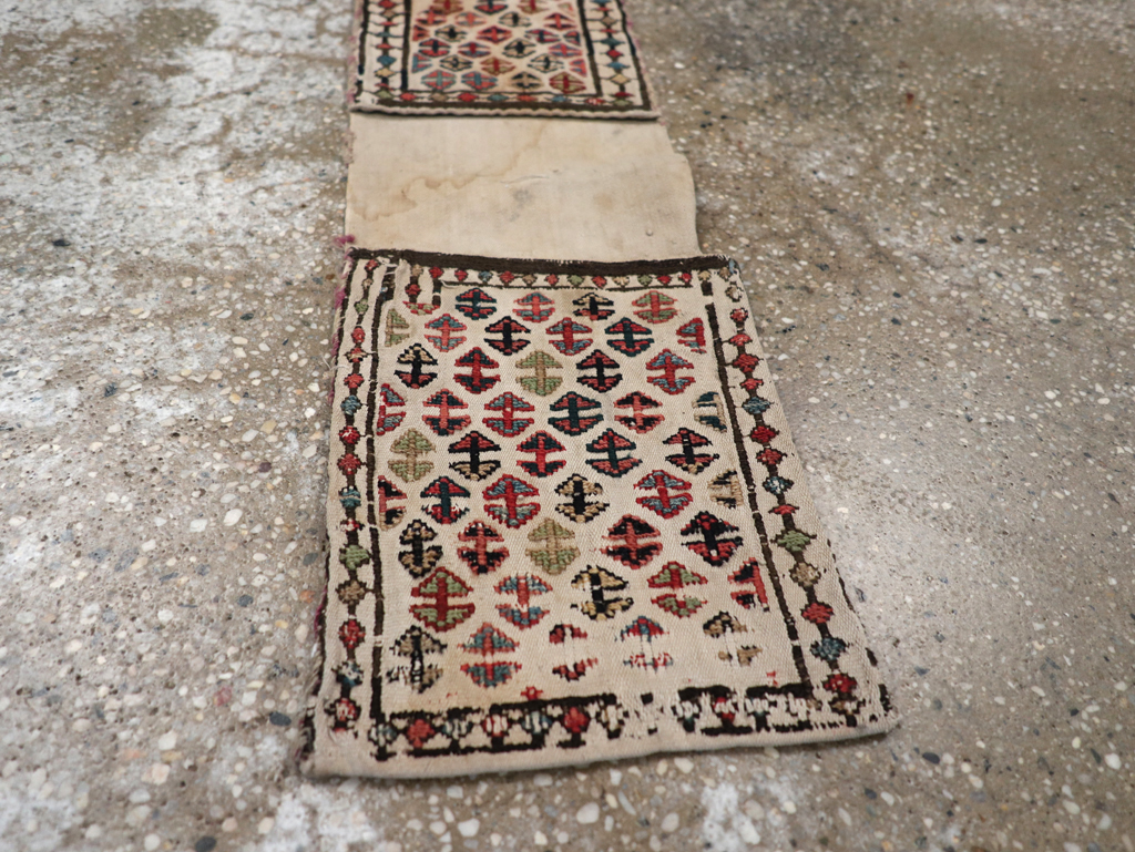 Vintage Persian Kilim Bag, No.24355 - Staging