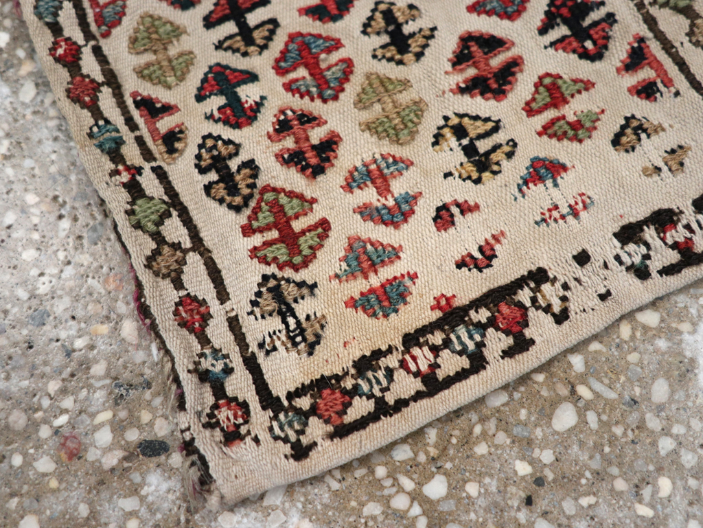 Vintage Persian Kilim Bag, No.24355 - Staging