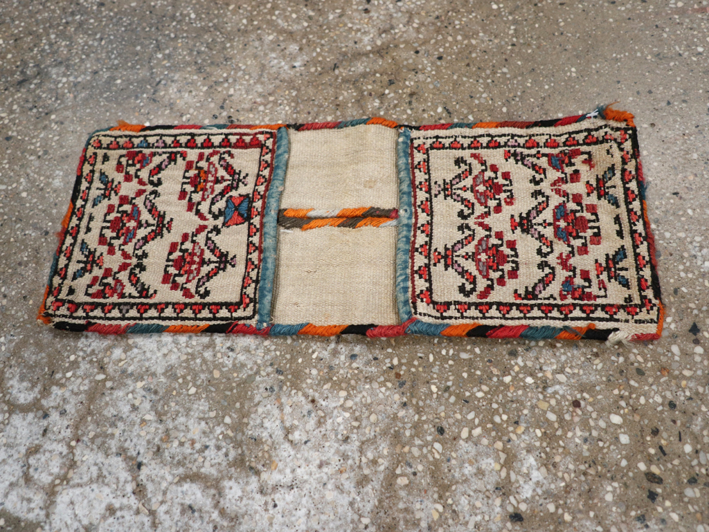 Vintage Persian Kilim Bag, No.24358 - Staging