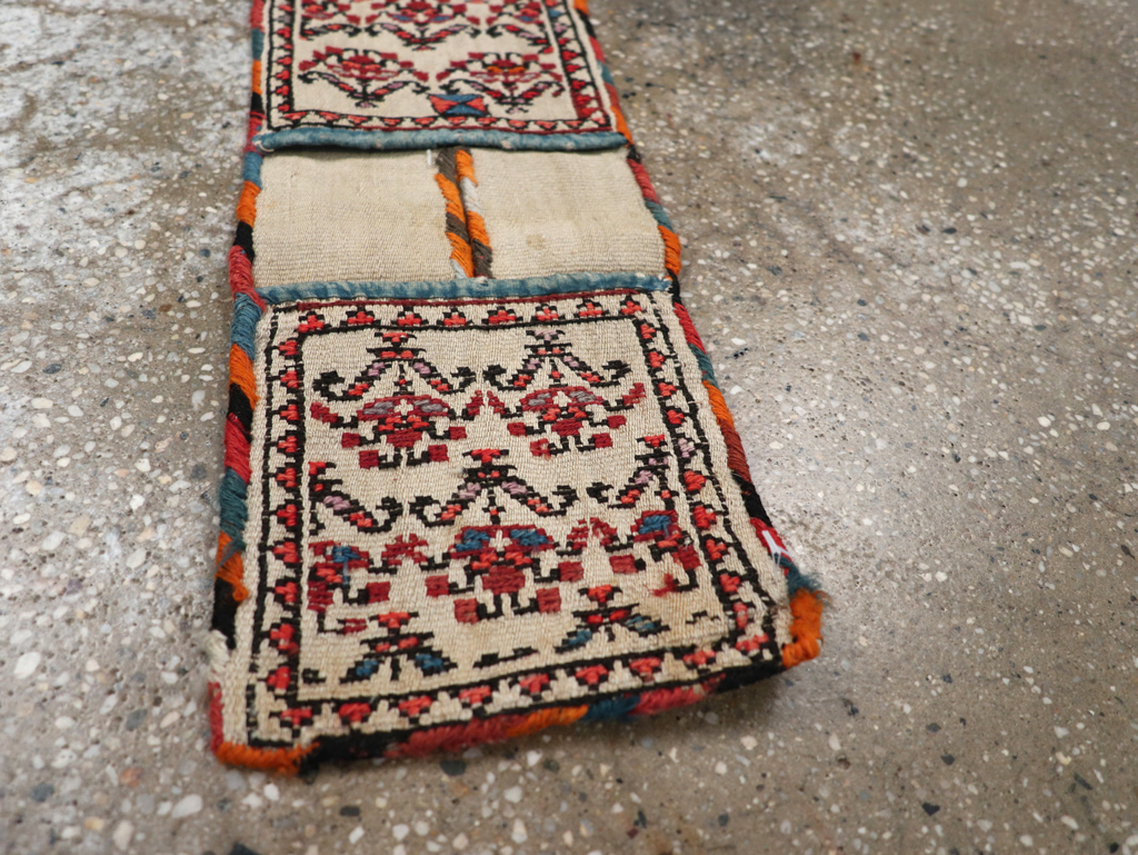 Vintage Persian Kilim Bag, No.24358 - Staging
