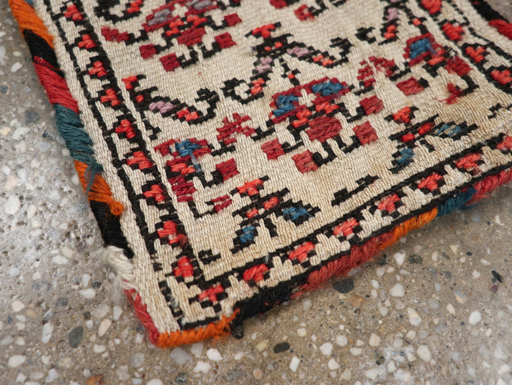 Vintage Persian Kilim Bag, No.24358 - Staging