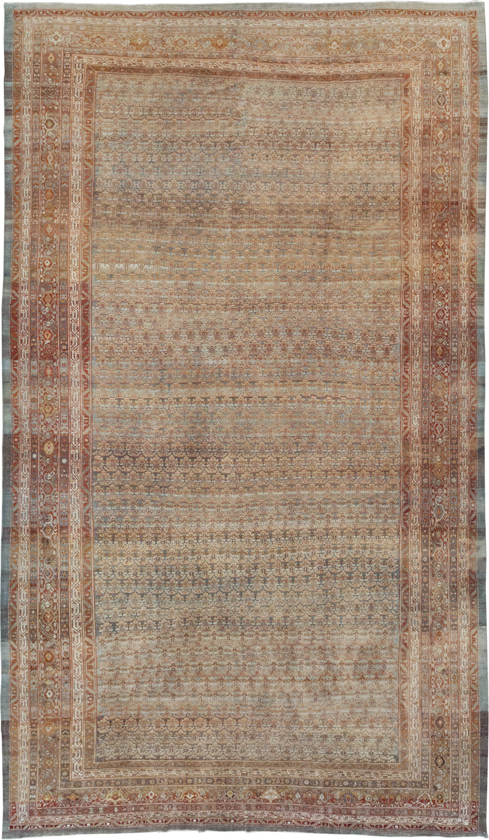 Antique Persian Malayer Carpet, No.24359 - Staging