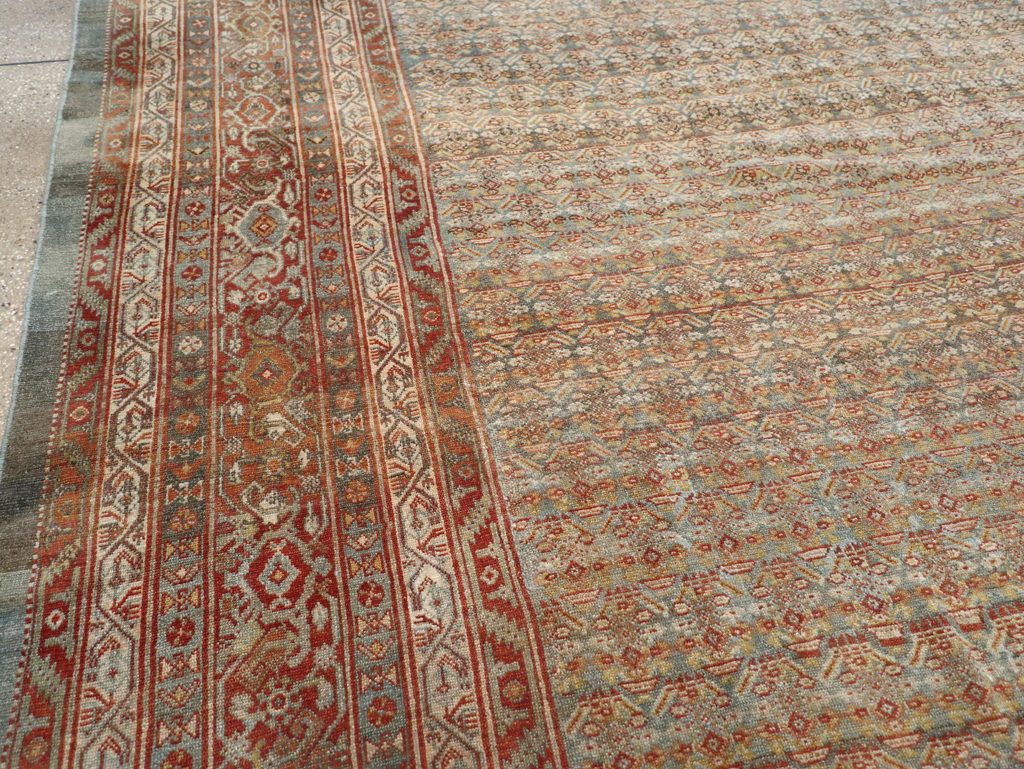 Antique Persian Malayer Carpet, No.24359 - Staging