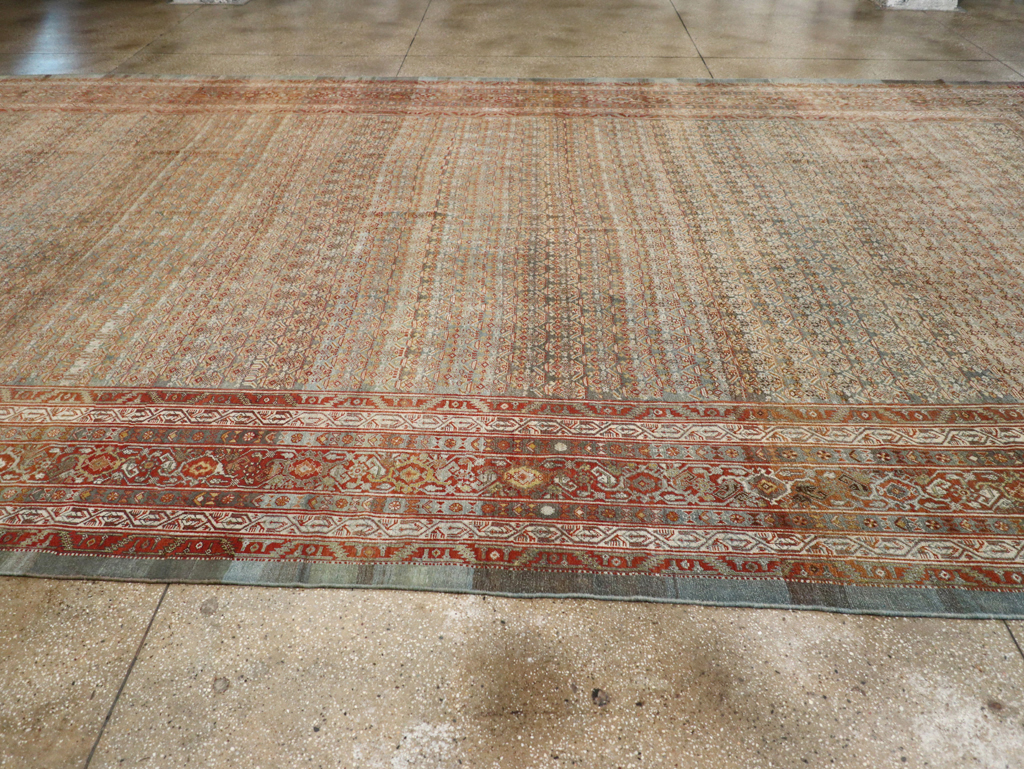Antique Persian Malayer Carpet, No.24359 - Staging