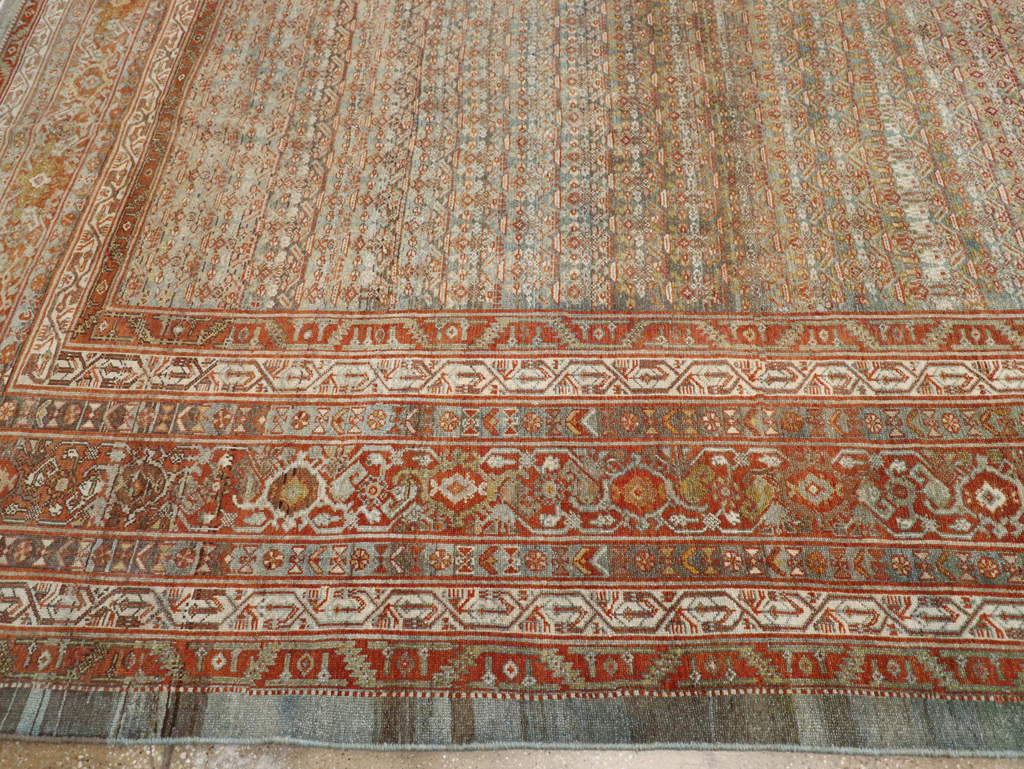 Antique Persian Malayer Carpet, No.24359 - Staging