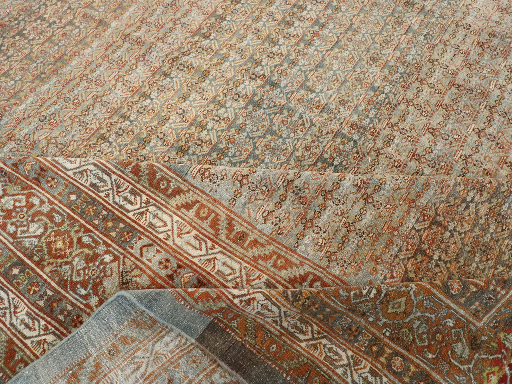 Antique Persian Malayer Carpet, No.24359 - Staging