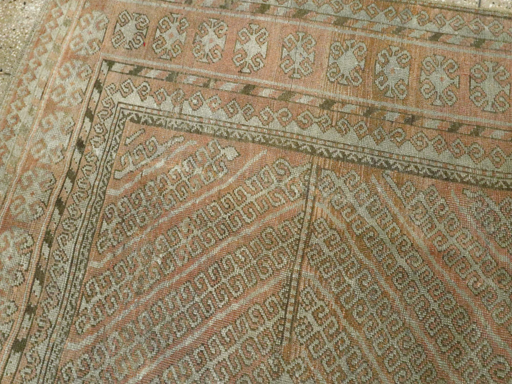 Vintage Central Asian Baluch Carpet, No.24361 - Staging