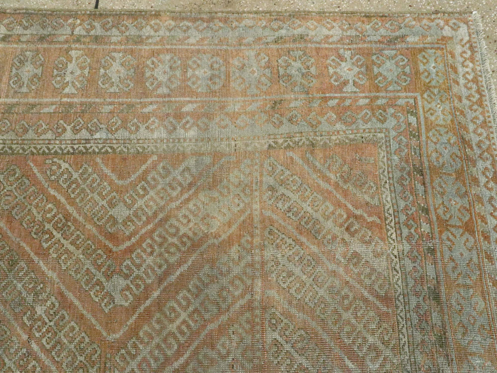 Vintage Central Asian Baluch Carpet, No.24361 - Staging