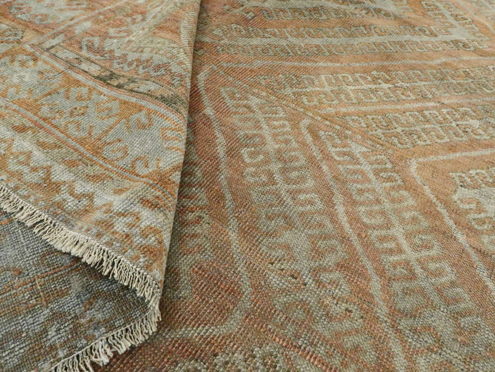 Vintage Central Asian Baluch Carpet, No.24361 - Staging