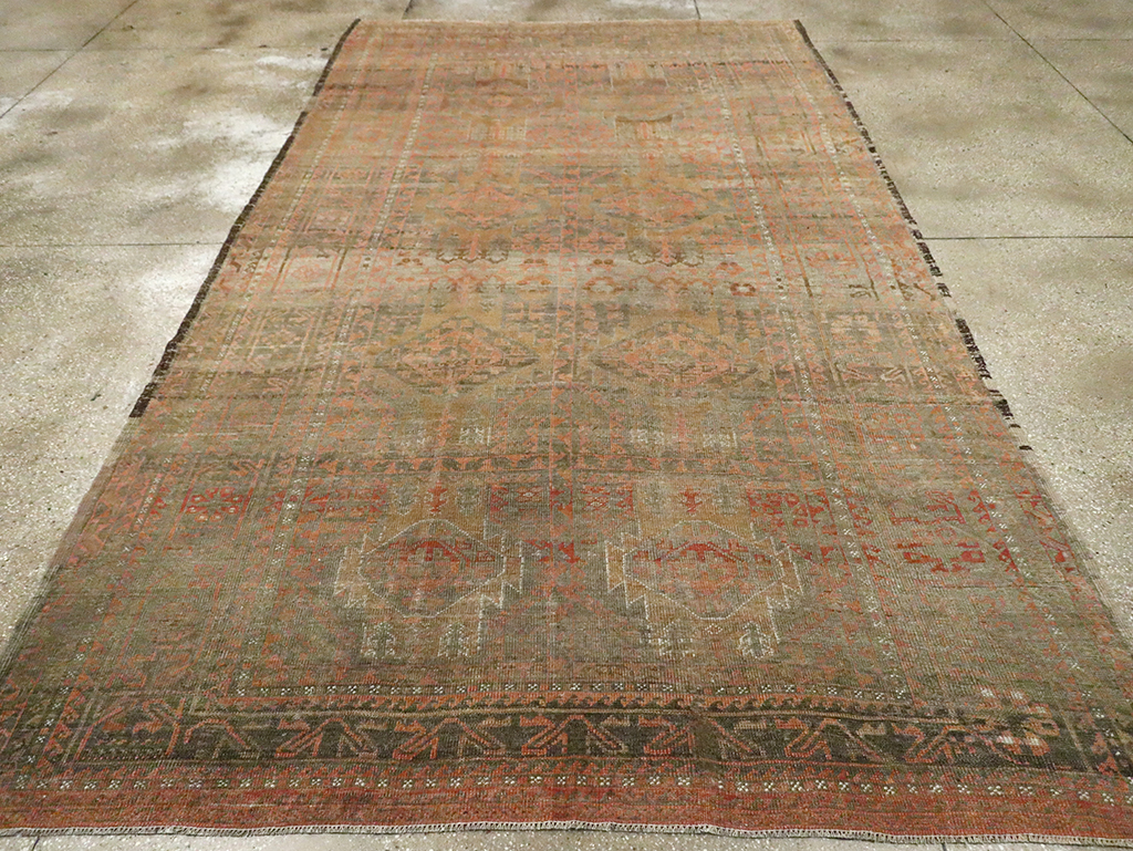 Vintage Persian Baluch Rug, No.24363 - Staging