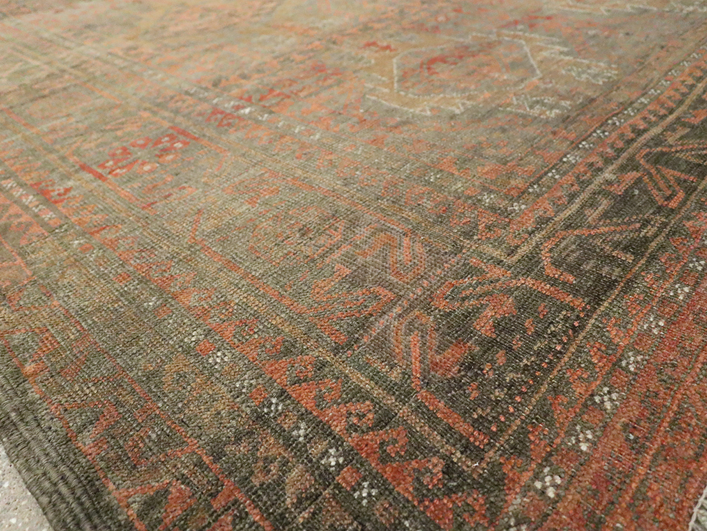 Vintage Persian Baluch Rug, No.24363 - Staging