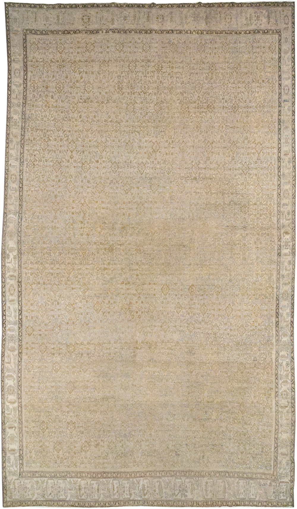 Antique Persian Malayer Oversize Carpet, No.24369 - Staging