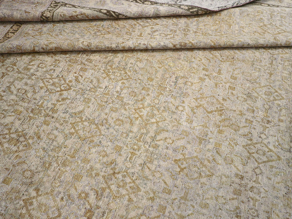 Antique Persian Malayer Oversize Carpet, No.24369 - Staging